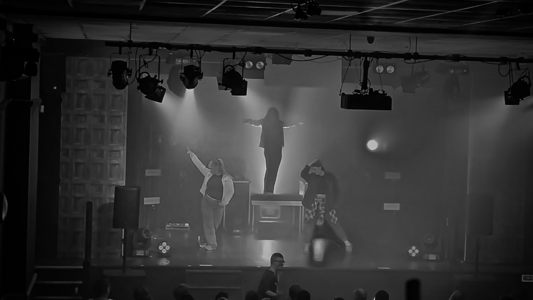 Human Nature performers on stage during the live show